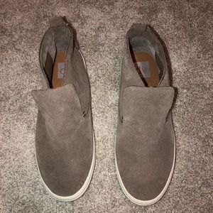 Dolce Vita leather high top slip on shoes